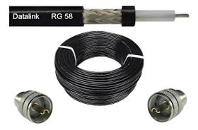 Cabo Coaxial Px Data Link Rg58 50r 95%m 2conctor Brinde100m Cabo Coaxial Px Data Link Rg58 50r 95%m 2conctor Brinde100m