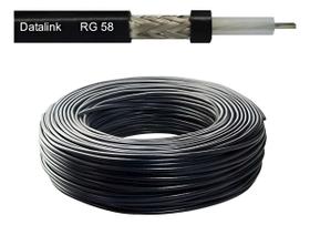 Cabo Coaxial Px Data Link Rg58 50r 95%m 2conector Brinde 60m Cabo Coaxial Px Data Link Rg58 50r 95%m 2conector Brinde 60m