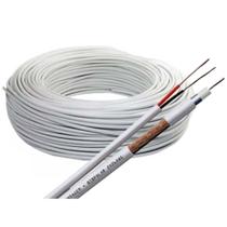 Cabo Coaxial RF 4mm 95% Malha Dupla Capa Blindado 50 Metros