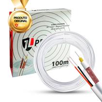Cabo Coaxial Rf 4mm Bipolar 100m P/ Cftv Camera Alarme 80%