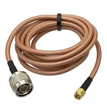 Cabo Coaxial RF De 6 Polegadas a 20M RG142 N Macho Para SMA Macho Com Conector Terminal De Crimpagem