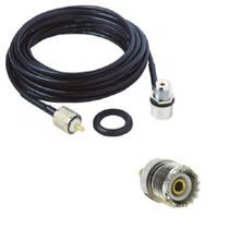 Cabo Coaxial Rg58 5,5 metros + Adaptador Conector Sma Femea x Uhf Femea Baofeng Cabo Coaxial Rg58 5,5 metros + Adaptador Conector Sma Femea x Uhf Femea Baofeng