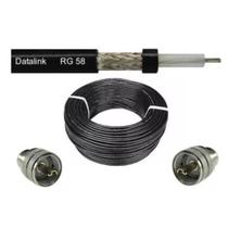 Cabo Coaxial Rg58 Kmp Px 2Conector 20M Adpatador Baofeng 739