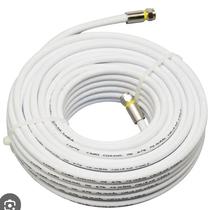 Cabo Coaxial RG59 75 Ohms CFTV Blindado PVC Instalação Externa e Interna Dois Conectores De Compressão Cabo Coaxial RG59 75 Ohms CFTV Blindado PVC Instalação Externa e Interna Dois Conectores De Compressão