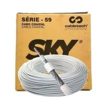 Cabo Coaxial Serie 59 Padrão SKY com 100 Metros