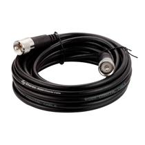 Cabo coaxial STEREN RG8X de 20 pés com conectores UHF PL259 Cabo coaxial STEREN RG8X de 20 pés com conectores UHF PL259