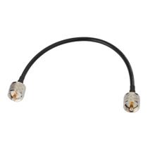 Cabo coaxial Superbat UHF Macho PL-259 para UHF Macho PL-259 30cm Cabo coaxial Superbat UHF Macho PL-259 para UHF Macho PL-259 30cm