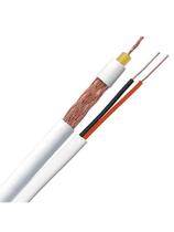 Cabo Coaxial Telecam Rf 4Mm 80% Liga Cobre +2X26Awg Branco