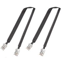 Cabo coaxial UCCKEYI UHF Feminino para UHF Fêmea 40cm - 2 peças