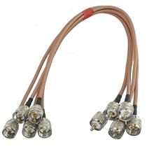 Cabo Coaxial UHF PL259 Macho Para Macho Com Conector Crimpado, Cabo Pigtail RF De 6 Polegadas a 10 Cabo Coaxial UHF PL259 Macho Para Macho Com Conector Crimpado, Cabo Pigtail RF De 6 Polegadas a 10