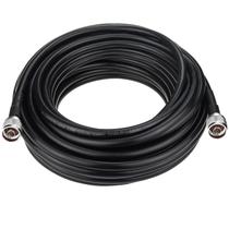 Cabo coaxial Ullnosoo N macho para N macho de 50 pés de perda ultrabaixa Cabo coaxial Ullnosoo N macho para N macho de 50 pés de perda ultrabaixa