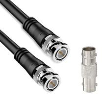 Cabo Coaxial Vídeo SDI/ BNC 12G UHD 4K com Adaptador 1.5m Cabo Coaxial Vídeo SDI/ BNC 12G UHD 4K com Adaptador 1.5m