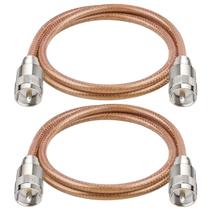 Cabo coaxial XRDS-RF RG8X 0,9 m 2 PCS UHF macho PL259