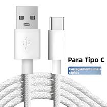 Cabo Colorido USB a Para Tipo C Com Carregamento Rápido 5A Para iPhone 15, Huawei, Xiaomi, Samsung, Cabo Colorido USB a Para Tipo C Com Carregamento Rápido 5A Para iPhone 15, Huawei, Xiaomi, Samsung,