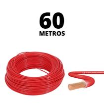 Cabo Com Ação Termoplástica De 4,0mm Com 60 Metros Vermelho Cabo Com Ação Termoplástica De 4,0mm Com 60 Metros Vermelho