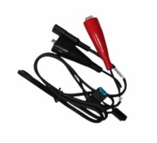 Cabo com adaptador jacaré para rádio externo, bateria e cabo