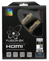Cabo com certificação HDMI 2.1 Fusion8K 10 pés 10K 8K @60Hz 4K @120Hz Cabo com certificação HDMI 2.1 Fusion8K 10 pés 10K 8K @60Hz 4K @120Hz