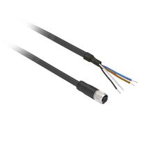 CABO COM CONECTOR M12 RETO 4 PINOS 5 M - Telemecanique