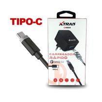 Cabo com Fonte Carregador Turbo XTRAD USBC Quick Charge 3.0, 18W Cabo com Fonte Carregador Turbo XTRAD USBC Quick Charge 3.0, 18W