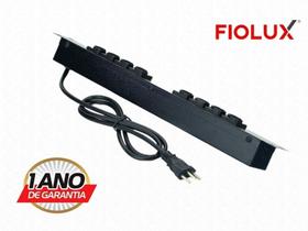 cabo com regua de 8 tomadas em bloco para rack 1caborack8b