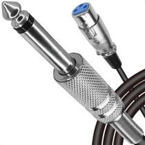 Cabo Compatível Com Microfone Profissional P10 Mono Xlr 10m Cabo Compatível Com Microfone Profissional P10 Mono Xlr 10m