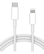 Cabo Compativel iPhone Usb-c Tipo C Lightning Carregamento Branco