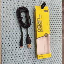 Cabo Compatível para carregador modelo B12 Preto Tipo C - Lightning e Usb-Lightining