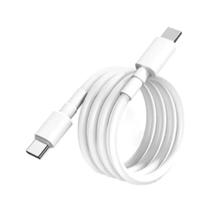 Cabo Compatível USB Tipo C Celular Carregamento 1m Branco