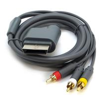 Cabo Componente Adaptador Rca Tv Av Audio e Video Alta Definição Compatível Com Xbox 360 Slim Arcade