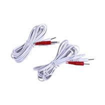 Cabo Condutor de Eletrodo de 2 Vias com Ponteiras de 2mm para Aparelho TENS