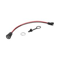 Cabo Conector De Alimentação DC 5.5x2.1mm Fêmea Para Montagem Em Painel Para Plugue Macho JST SM De