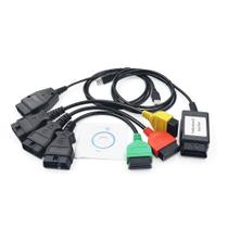 Cabo Conector De Interface OBD Fiat Alfa Romeo Lancia V4.8 Programador De Motor De Carro Scanner