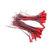 Cabo Conector JST 2 Pinos 22AWG Com Passo De 2,54mm, Silicone Macio, Conectores De Fio Para Bateria Cabo Conector JST 2 Pinos 22AWG Com Passo De 2,54mm, Silicone Macio, Conectores De Fio Para Bateria