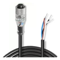 Cabo Conector M12 P/ Sensores Reto Pnp Led 4 Fios 5m