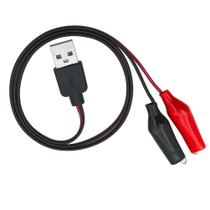 Cabo Conector USB Tipo-A Macho Com Garras De Crocodilo Para Teste De Fonte De Alimentação De Cabo Conector USB Tipo-A Macho Com Garras De Crocodilo Para Teste De Fonte De Alimentação De