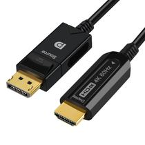 Cabo ConnBull DisplayPort para HDMI 50m de fibra óptica 4K @60Hz Cabo ConnBull DisplayPort para HDMI 50m de fibra óptica 4K @60Hz