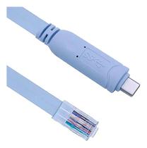 Cabo Console Usb C -type C X Rj45 Switch Roteador Firewall Cor Azul-celeste