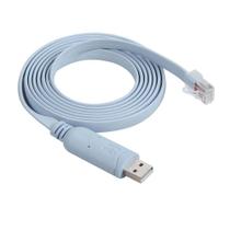 Cabo Console Usb Rj45 Azul Terminal Switch Roteador Cisco