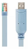 Cabo Console Usb Rj45 Terminal Switch Roteador Cisco Hp