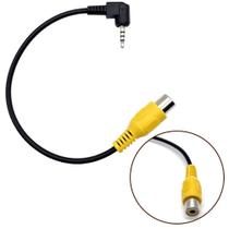Cabo Conversor AV De 2.5mm RCA Para Câmera De Ré, Navegação GPS E Vídeo