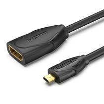 Cabo Conversor de Micro HDMI Macho para HDMI Fêmea Vention Cabo Conversor de Micro HDMI Macho para HDMI Fêmea Vention