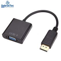 Cabo Conversor Displayport Macho Para Vga Fêmea
