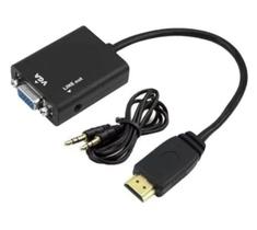 Cabo conversor hdmi m/ vga f 15 cm c/ audio 15cm md9