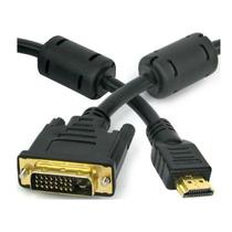 Cabo Conversor Hdmi Macho para Dvi I Macho com Filtro - 1.8 Mts