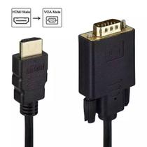 Cabo Conversor Hdmi Macho Para Vga Macho 1.80 Metros Banhado - Keedi