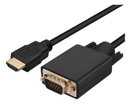 Cabo Conversor Hdmi Macho X Vga Macho 1.8 Metros Ativo Cabo Conversor Hdmi Macho X Vga Macho 1.8 Metros Ativo