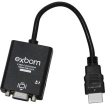 Cabo Conversor HDMI p/ VGA Exbom - CC-HV100
