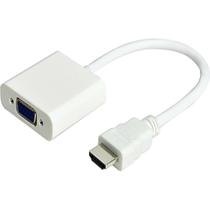 Cabo Conversor Hdmi Para Vga Com Saída Áudio P2 Storm Branco