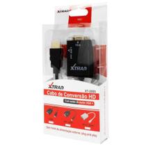 Cabo Conversor HDMI para VGA HV100 XT-2085 - Xtrad Cabo Conversor HDMI para VGA HV100 XT-2085 - Xtrad