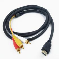 Cabo Conversor Hdmi x Av 3 Rca 1.5 Metros LE-6616 Cabo Conversor Hdmi x Av 3 Rca 1.5 Metros LE-6616